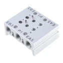 SMC SS5Y series 2 station G Manifold Die Cast Aluminium Body 1/8 in Port Size Female Thread 