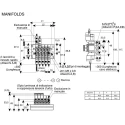 SMC SS5Y series 2 station G Manifold Die Cast Aluminium Body 1/8 in Port Size Female Thread 
