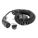HARTING 20A EV Charging Cable 11 kW 5 m Terminated, IP44, Black Sheath 08914090301A0