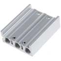 SMC SS5Y3 Series 4 Station G Manifold, Port Size 1/8 in, Die Cast Aluminium Body 