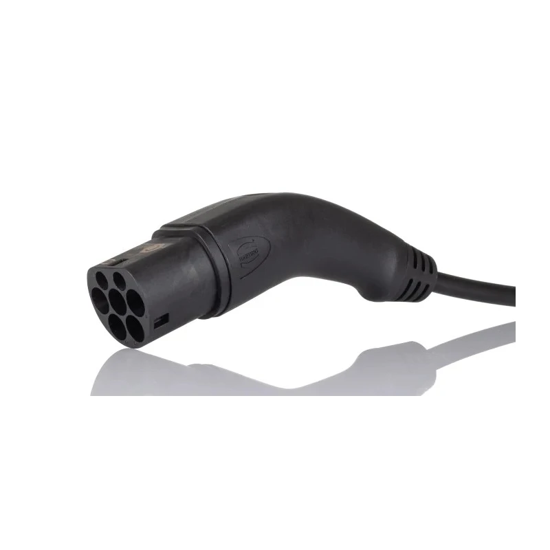 HARTING 32A 7.4 kW 5 m EV Charging Cable Type 2 Mode 3, IP44 Rated 08914090107A0