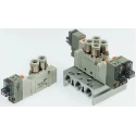 SMC Pneumatic Control Valve Pilot Rc 1/8 in 24V DC 0.7 MPa Die Cast Aluminium SY5000