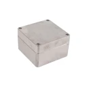 Hammond 1590Z Series Clear Natural Lid Die Cast Aluminium General Purpose Enclosure IP68 IK08 91 mm x 140 mm x 140 1590Z090