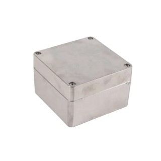Hammond 1590Z Series Clear Natural Lid Die Cast Aluminium General Purpose Enclosure IP68 IK08 91 mm x 140 mm x 140 1590Z090