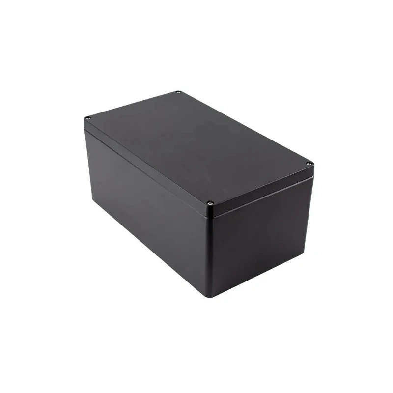 Hammond 1590Z Series Black Die Cast Aluminium General Purpose Enclosure IP68 IK08 180mm x 400mm x 230mm 