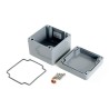 Hammond 1590Z Series Grey Lid Die Cast Aluminium General Purpose Enclosure IP68 IK08 81 mm x 100 mm x 100 mm