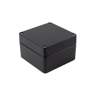 Hammond 1590Z Series Black Die Cast Aluminium General Purpose Enclosure IP68 IK08 91mm x 140mm x 140mm 