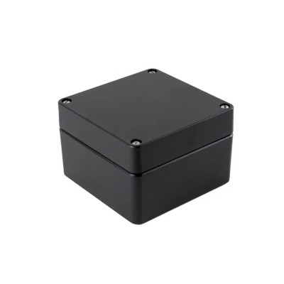 Hammond 1590Z Series Black Die Cast Aluminium General Purpose Enclosure IP68 IK08 91mm x 140mm x 140mm 