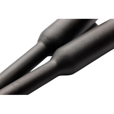 RS PRO Black Polyolefin Heat Shrink Tubing 9.5 mm Sleeve Diameter x 1.22 m Length 2:1 Ratio 234-5916