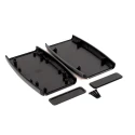 Hammond 1553 Series Black Plastic Handheld Enclosure with Integral Battery Compartment, IP54, 147 mm x 89 mm x 25 mm 1553DXBK