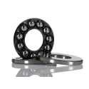 RS PRO 1 Row Thrust Ball Bearing 12 mm Inside Diameter, 26 mm Outside Diameter, 9 mm Race Width, Steel Cage, Stainless 51101