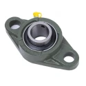 RS PRO 2 Hole Cylindrical Flanged Bearing Unit Stainless Steel 25 mm ID UCFL205