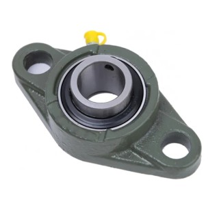 RS PRO 2 Hole Cylindrical Flanged Bearing Unit Stainless Steel 25 mm ID UCFL205