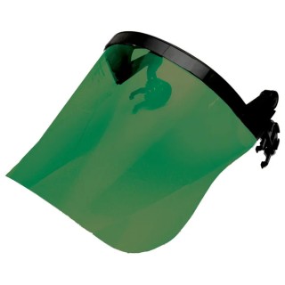 Centurion Safety Green Acetate Visor with Face Guard Classic Series Resistant to Chemical Splash S591 9034139