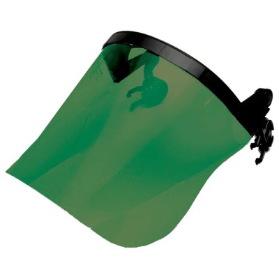 Centurion Safety Green Acetate Visor with Face Guard Classic Series Resistant to Chemical Splash S591 9034139