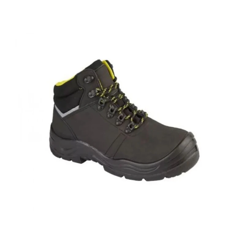 Himalayan Black Composite Toe Capped Unisex Safety Boots Size 11 EU 45 EN ISO 20345:2011 2603-11