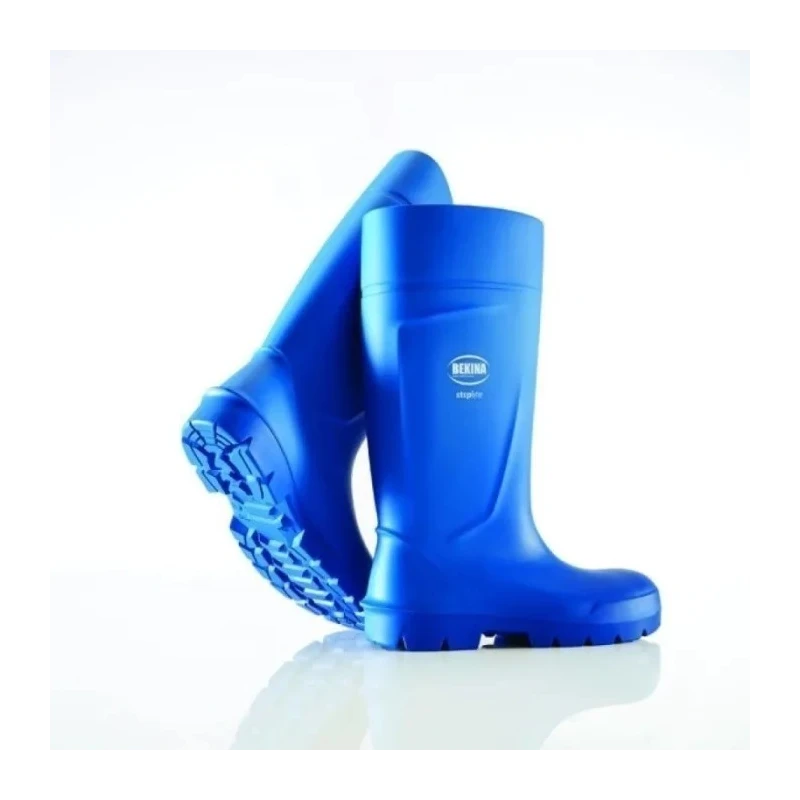 Bekina Steplite EasyGrip Blue Steel Toe Capped Unisex Safety Wellington Size UK 6 EU 39 SRC Slip Resistant PAN3P/5353AZ122/39