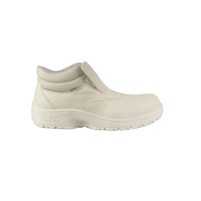Cofra NUMA S2 FO SR White Non-Metal Toe Capped Unisex Safety Boots Size 10 EU 44 EN ISO 20344: 2004, EN ISO 10150-N00.W44