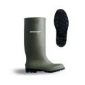 Dunlop Green Unisex Safety Boots, Size EU 45, UK 11 with Water Resistant Steel Midsole Polyvinyl Chloride Upper and 380VP.46