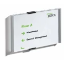 Durable White Out-of-door Plate A5 Sheets with Anodised Aluminium Frame and Anti-glare Acrylic Window 480523