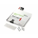 Durable White Out-of-door Plate A6 Sheets, Anodised Aluminium Frame with Crystal Clear Acrylic Window 480123