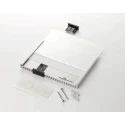 Durable White Out-of-door Plate A5 Sheets with Anodised Aluminium Frame and Anti-glare Acrylic Window 480523