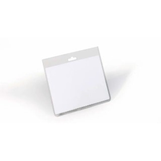 Durable Transparent Polyvinyl Chloride Name Badge 60mm x 90mm 813519