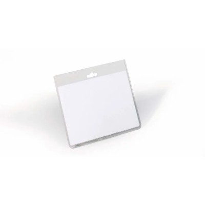 Durable Transparent Polyvinyl Chloride Name Badge 60mm x 90mm 813519