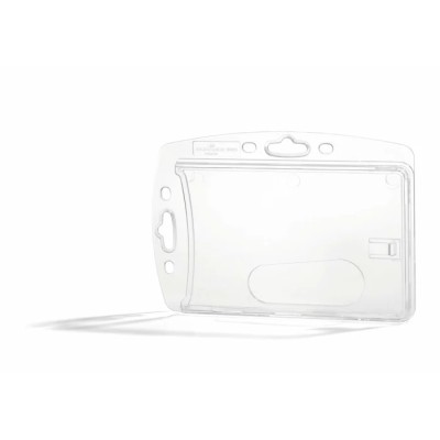 Durable Transparent Acrylic Name Badge Card Holder 54mm x 101mm Made in Germany 890519