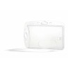 Durable Transparent Acrylic Name Badge Card Holder 54mm x 101mm Made in Germany 890519