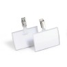 Durable Transparent Polypropylene Name Badge 54x90 mm with Swivel Clip 821619
