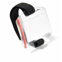 Durable Transparent Plastic Badge Holder Arm Strap, Adjustable UV Protected, 90mm x 110mm 841419