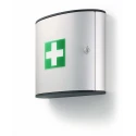 Durable Aluminium Wall-Mounted First Aid Cabinet with 2 Fold-Out Compartments 280 mm x 302 mm x 118 mm 197023