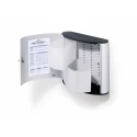 Durable Aluminium Wall-Mounted First Aid Cabinet with 2 Fold-Out Compartments 280 mm x 302 mm x 118 mm 197023