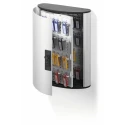 Durable Silver Aluminium Key Cabinet Wall Mount 48-Key Capacity with Combination Lock 197623