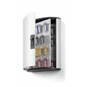 Durable Silver Aluminium Key Cabinet Wall Mount 48-Key Capacity with Combination Lock 197623