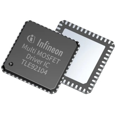 Infineon MOSFET Gate Driver 4 Outputs 48-Pin PG-VQFN-48 40V Surface Mount AEC-Q100 TLE92104131QXXUMA1