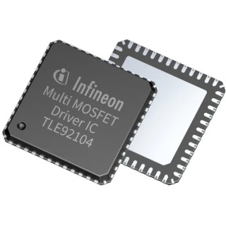 Infineon MOSFET Gate Driver 4 Outputs 48-Pin PG-VQFN-48 40V AEC-Q100 TLE92104131QXXUMA1