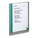Durable Grey A4 Wall Mount Document Display 327 mm Height, 233 mm Width 486737