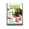 Durable Grey A4 Wall Mount Document Display 327 mm Height, 233 mm Width 486737