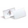 Durable Transparent Polypropylene Name Badge with Combi Clip 821419