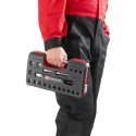 Facom 21-Piece 1/2 in Hexagon Socket Set with 72-Tooth Pear Head Ratchet, Chrome Vanadium Steel SL.DBOX112PB
