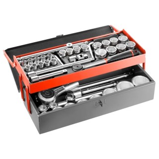 Facom 40-Piece 1/2", 3/4" Drive 12 Point Socket Set SK.453N
