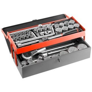 Facom 40-Piece 1/2", 3/4" Drive 12 Point Socket Set SK.452N