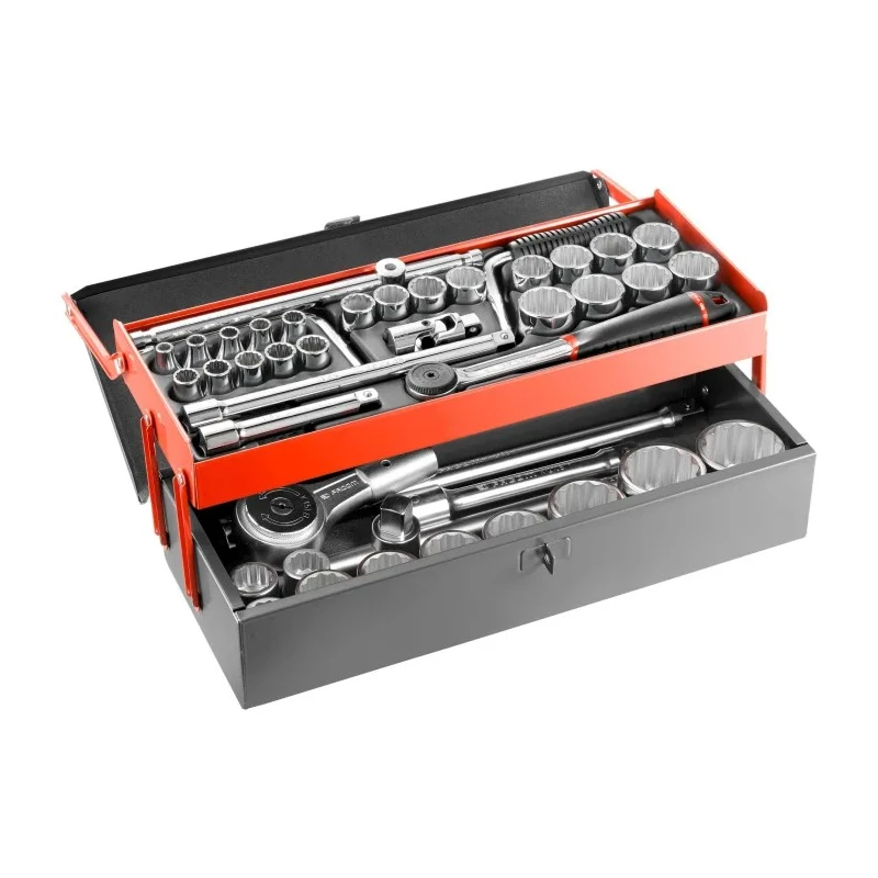 Facom 40-Piece 1/2", 3/4" Drive 12 Point Socket Set SK.452N