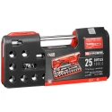 Facom 25-Piece 1/2 in 6 Point Socket Set Chrome Vanadium Steel Bright Chrome Finish SXL.DBOX3PB