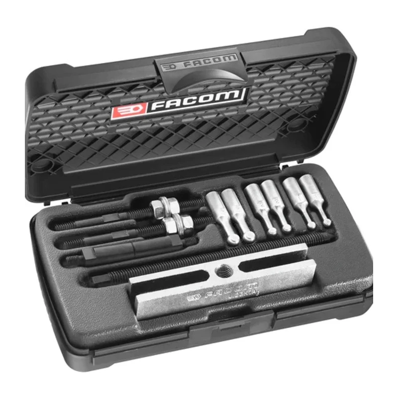 Facom Bearing Puller, 25 to 95 mm Capacity, 7-Piece Set U.23J1A