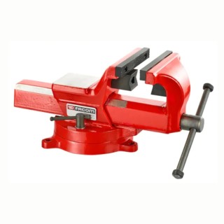 Facom Bench Vice with 118 mm Jaw Width and 235 mm Jaw Opening, Bolt Mount Type, 26.4 kg 1224.175