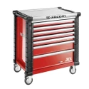 Facom 7 Drawer Wheeled Roller Cabinet Tool Chest, Dimensions 1m (L) x 575mm (W) x 1m (H) JET.7M4APF