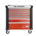 Facom 7 Drawer Wheeled Roller Cabinet Tool Chest, Dimensions 1m (L) x 575mm (W) x 1m (H) JET.7M4APF